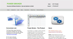 Desktop Screenshot of power-broker.com