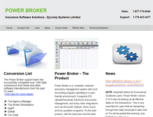 Tablet Screenshot of power-broker.com